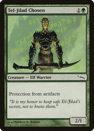 Tel-Jilad Chosen [Mirrodin] | Jomio and Rueliete's Cards and Comics
