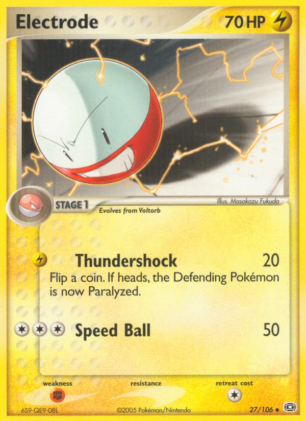 Electrode (27/106) [EX: Emerald] | Jomio and Rueliete's Cards and Comics