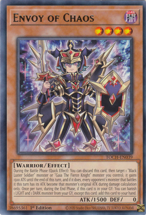 Envoy of Chaos [TOCH-EN039] Rare | Jomio and Rueliete's Cards and Comics