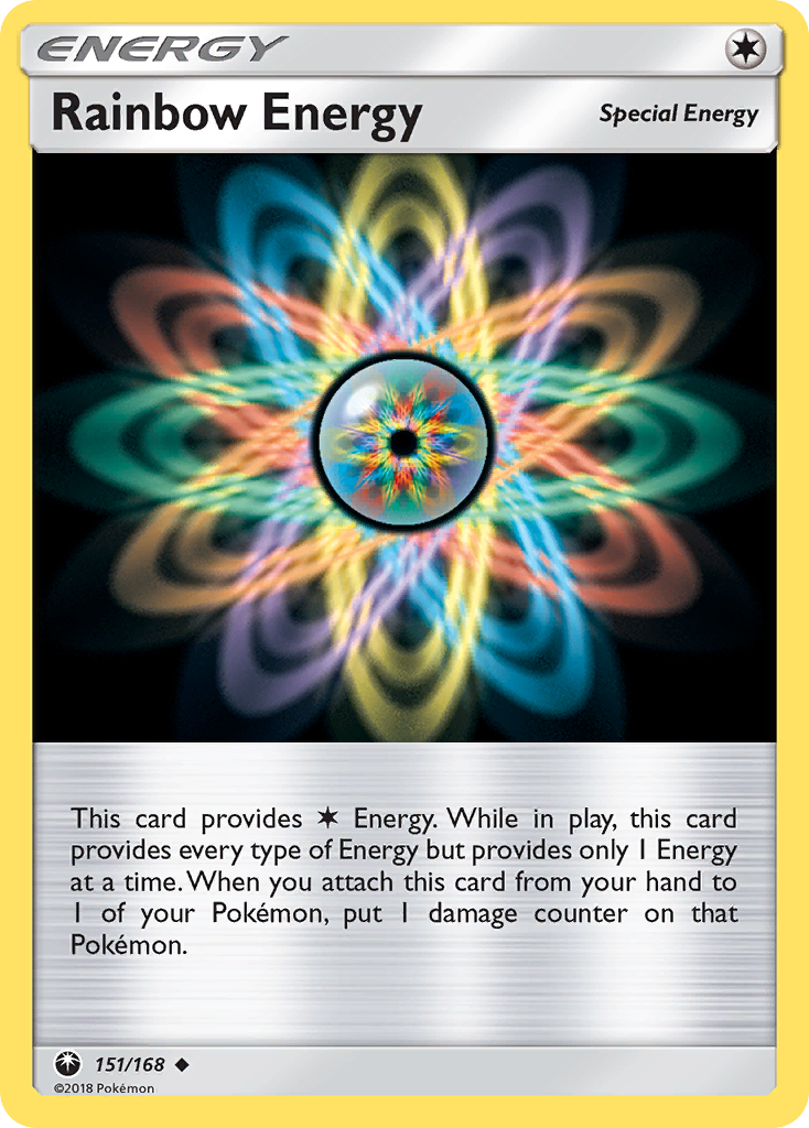 Rainbow Energy (151/168) [Sun & Moon: Celestial Storm] | Jomio and Rueliete's Cards and Comics