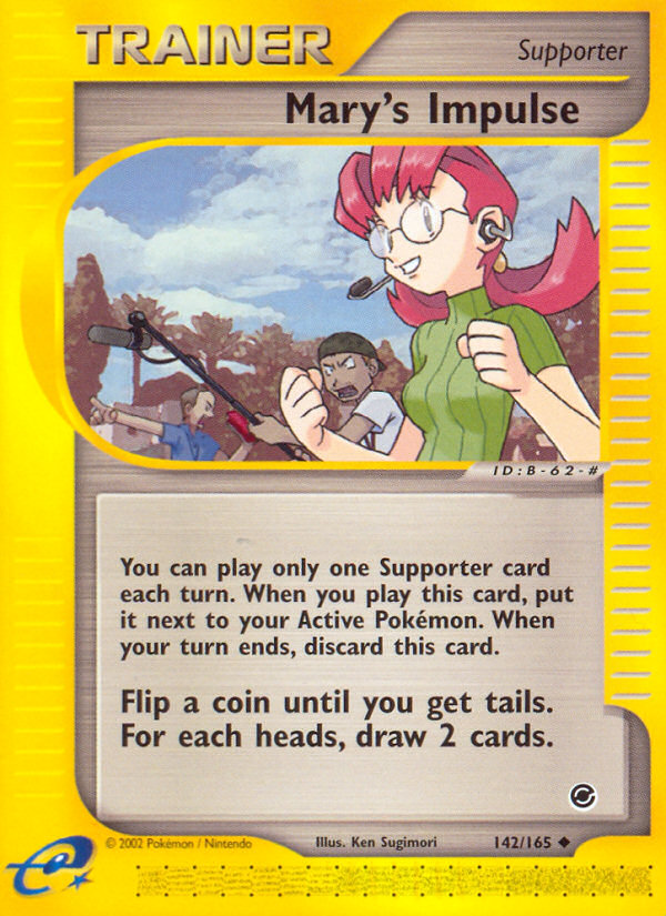 Mary's Impulse (142/165) [Expedition: Base Set] | Jomio and Rueliete's Cards and Comics