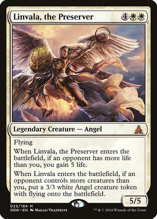 Linvala, the Preserver [Oath of the Gatewatch] | Jomio and Rueliete's Cards and Comics