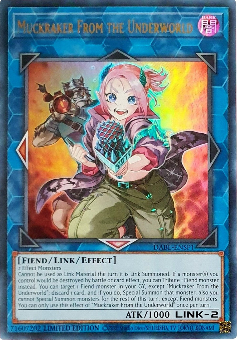 Muckraker From the Underworld [DABL-ENSP1] Ultra Rare | Jomio and Rueliete's Cards and Comics