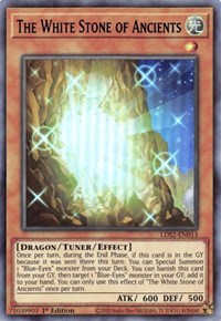 The White Stone of Ancients (Blue) [LDS2-EN013] Ultra Rare | Jomio and Rueliete's Cards and Comics