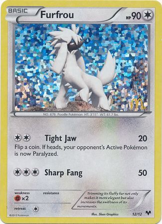 Furfrou (12/12) [McDonald's Promos: 2014 Collection] | Jomio and Rueliete's Cards and Comics