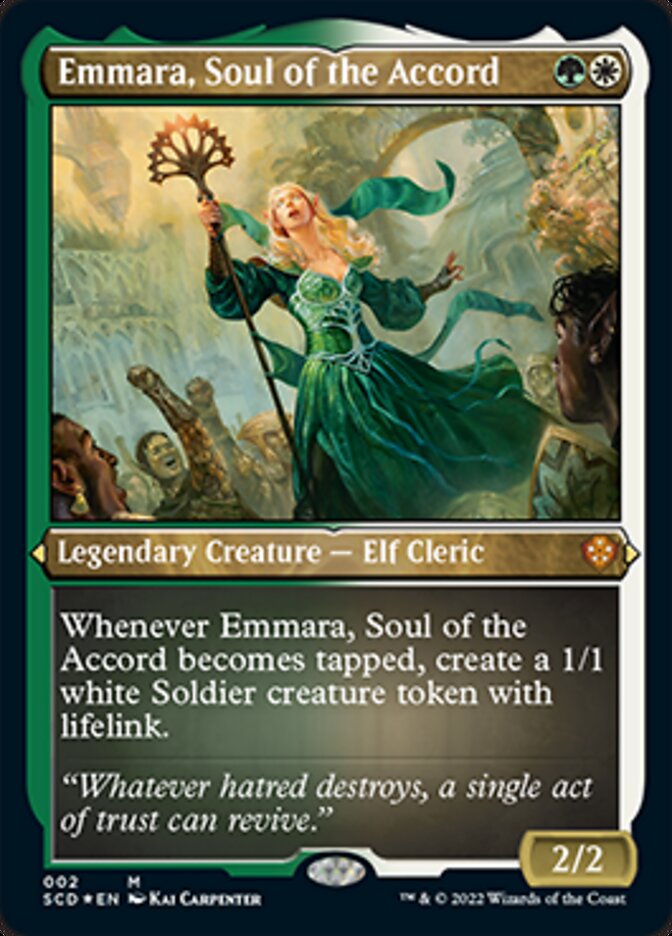 Emmara, Soul of the Accord (Foil Etched) [Starter Commander Decks] | Jomio and Rueliete's Cards and Comics