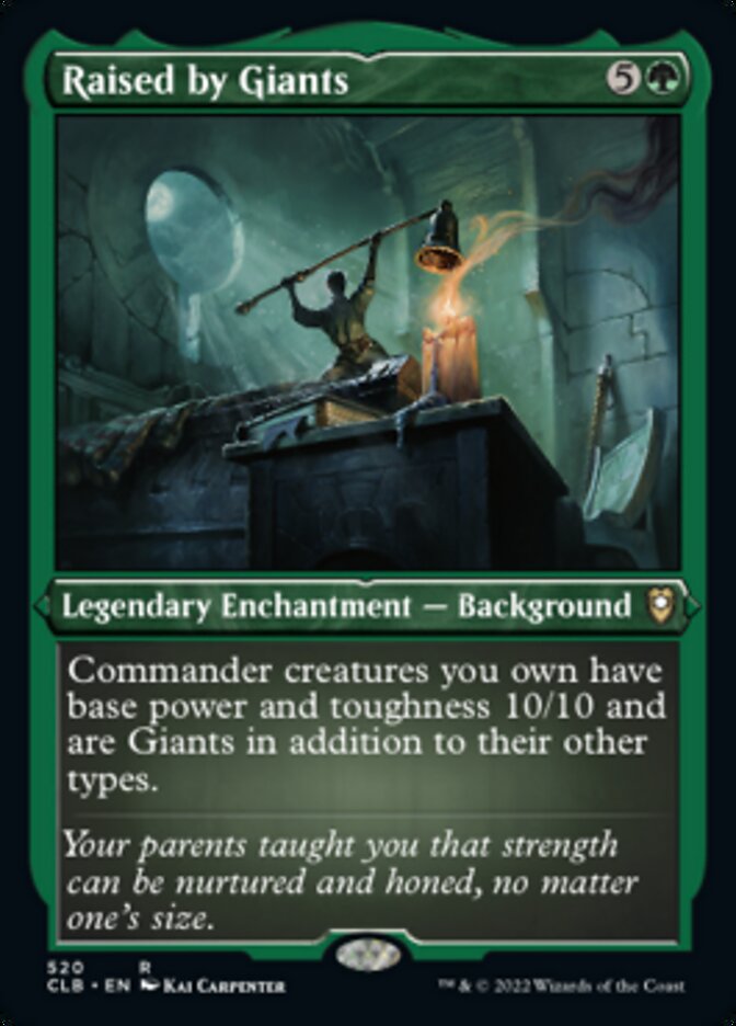 Raised by Giants (Foil Etched) [Commander Legends: Battle for Baldur's Gate] | Jomio and Rueliete's Cards and Comics