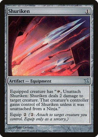 Shuriken [Betrayers of Kamigawa] | Jomio and Rueliete's Cards and Comics