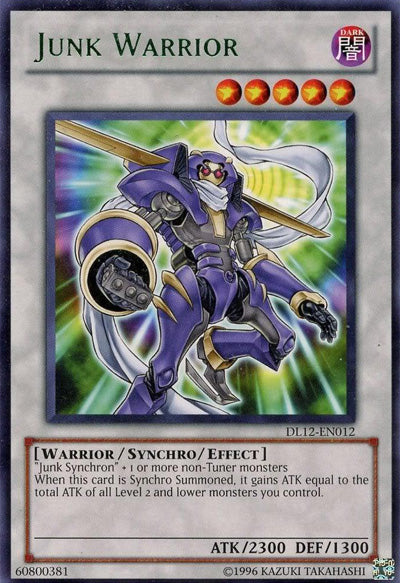 Junk Warrior (Green) [DL12-EN012] Rare | Jomio and Rueliete's Cards and Comics