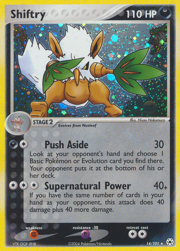 Shiftry (14/101) [EX: Hidden Legends] | Jomio and Rueliete's Cards and Comics