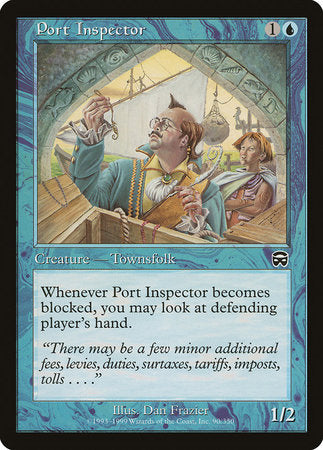 Port Inspector [Mercadian Masques] | Jomio and Rueliete's Cards and Comics