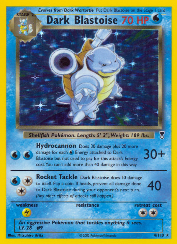 Dark Blastoise (4/110) [Legendary Collection] | Jomio and Rueliete's Cards and Comics