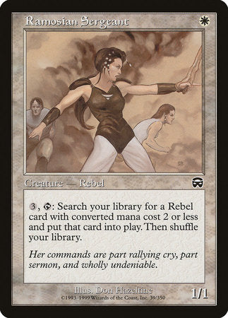 Ramosian Sergeant [Mercadian Masques] | Jomio and Rueliete's Cards and Comics