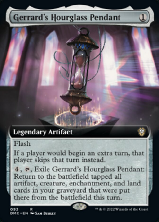 Gerrard's Hourglass Pendant (Extended Art) [Dominaria United Commander] | Jomio and Rueliete's Cards and Comics