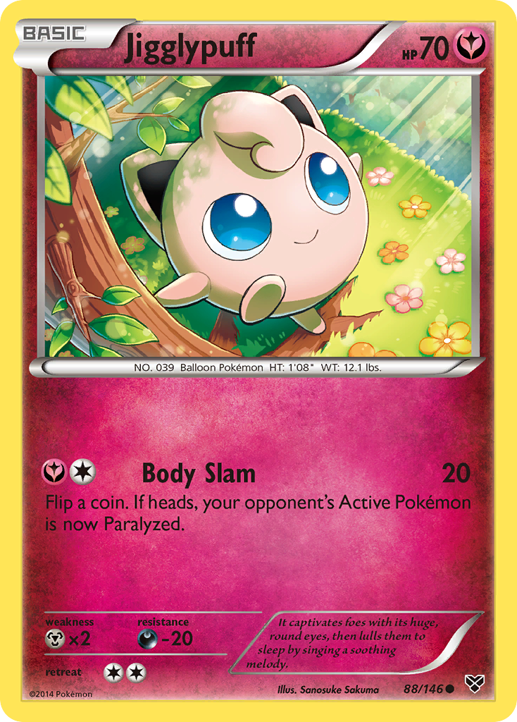 Jigglypuff (88/146) [XY: Base Set] | Jomio and Rueliete's Cards and Comics