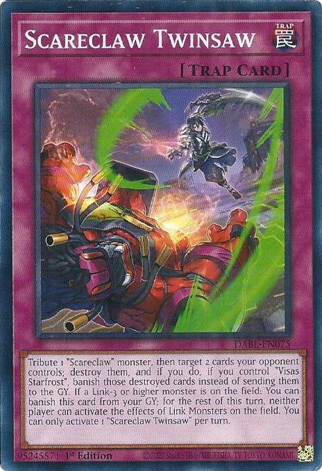 Scareclaw Twinsaw [DABL-EN075] Common | Jomio and Rueliete's Cards and Comics