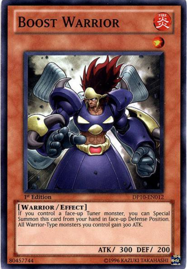 Boost Warrior [DP10-EN012] Super Rare | Jomio and Rueliete's Cards and Comics