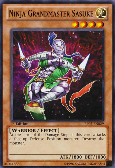 Ninja Grandmaster Sasuke [BP02-EN029] Mosaic Rare | Jomio and Rueliete's Cards and Comics