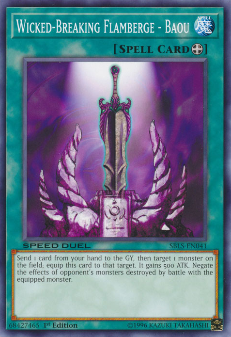 Wicked-Breaking Flamberge - Baou [SBLS-EN041] Common | Jomio and Rueliete's Cards and Comics