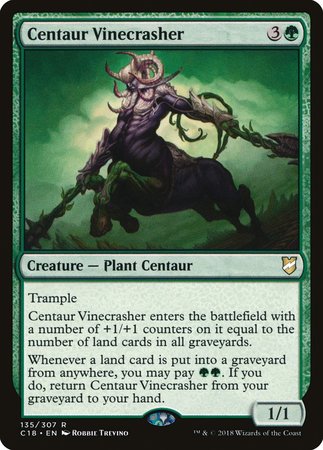 Centaur Vinecrasher [Commander 2018] | Jomio and Rueliete's Cards and Comics