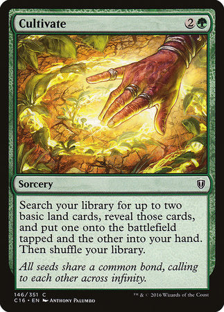 Cultivate [Commander 2016] | Jomio and Rueliete's Cards and Comics