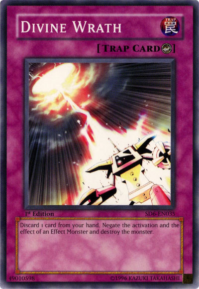 Divine Wrath [SD6-EN035] Common | Jomio and Rueliete's Cards and Comics