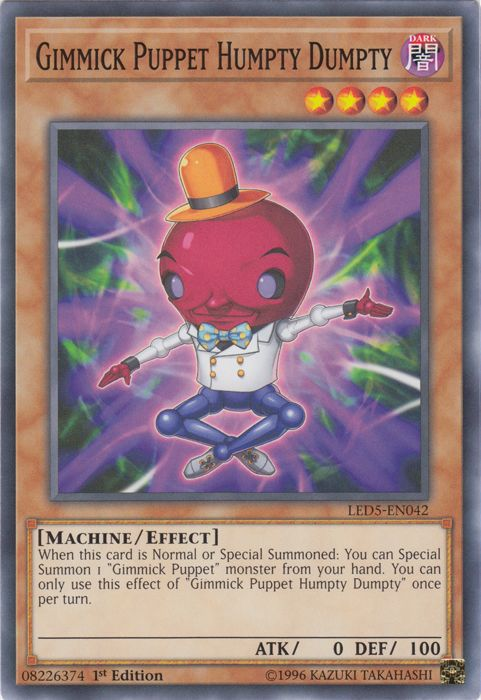 Gimmick Puppet Humpty Dumpty [LED5-EN042] Common | Jomio and Rueliete's Cards and Comics