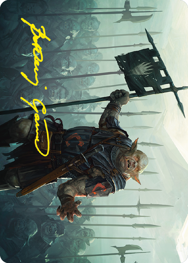 Ugluk of the White Hand Art Card (Gold-Stamped Signature) [The Lord of the Rings: Tales of Middle-earth Art Series] | Jomio and Rueliete's Cards and Comics