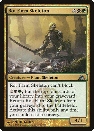 Rot Farm Skeleton [Dragon's Maze] | Jomio and Rueliete's Cards and Comics