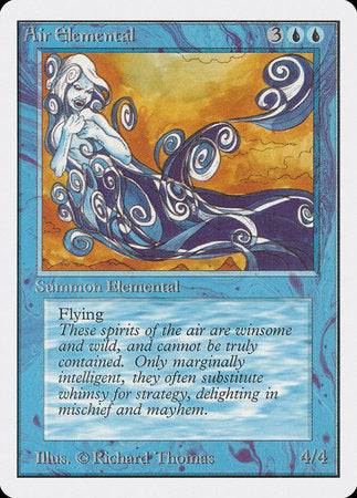 Air Elemental [Unlimited Edition] | Jomio and Rueliete's Cards and Comics