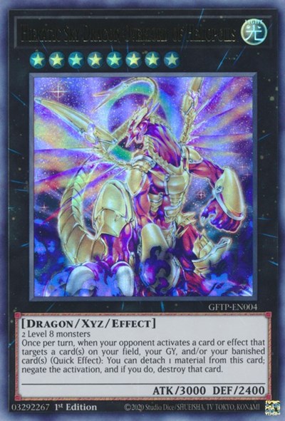 Hieratic Sky Dragon Overlord of Heliopolis [GFTP-EN004] Ultra rare | Jomio and Rueliete's Cards and Comics