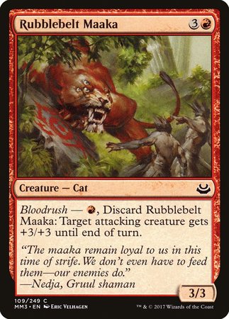 Rubblebelt Maaka [Modern Masters 2017] | Jomio and Rueliete's Cards and Comics