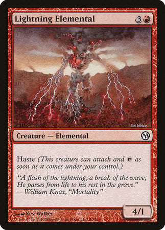 Lightning Elemental [Duels of the Planeswalkers] | Jomio and Rueliete's Cards and Comics