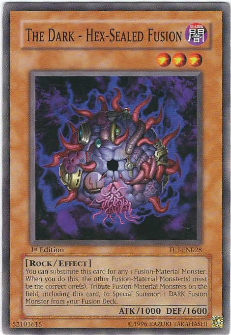 The Dark - Hex-Sealed Fusion [FET-EN028] Common | Jomio and Rueliete's Cards and Comics