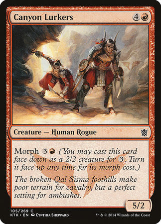 Canyon Lurkers [Khans of Tarkir] | Jomio and Rueliete's Cards and Comics