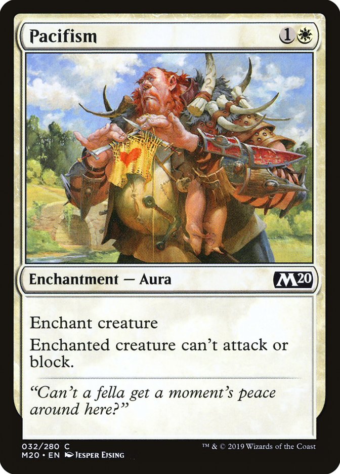 Pacifism [Core Set 2020] | Jomio and Rueliete's Cards and Comics