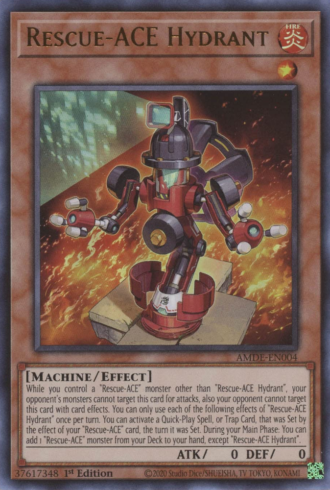 Rescue-ACE Hydrant [AMDE-EN004] Ultra Rare | Jomio and Rueliete's Cards and Comics