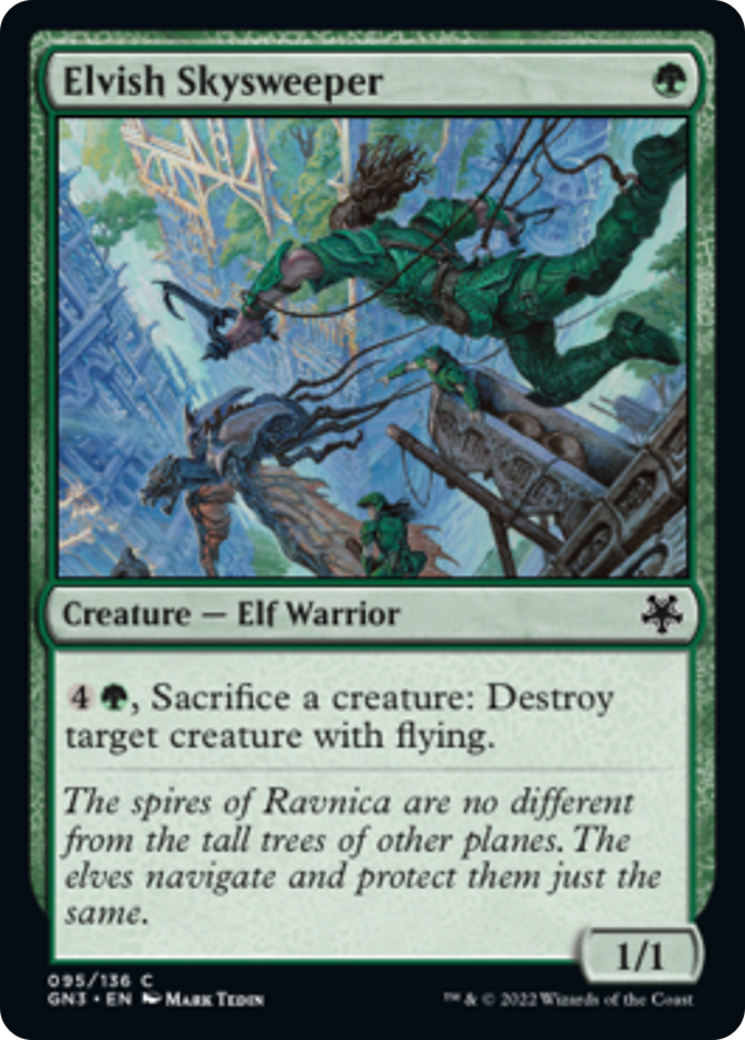 Elvish Skysweeper [Game Night: Free-for-All] | Jomio and Rueliete's Cards and Comics