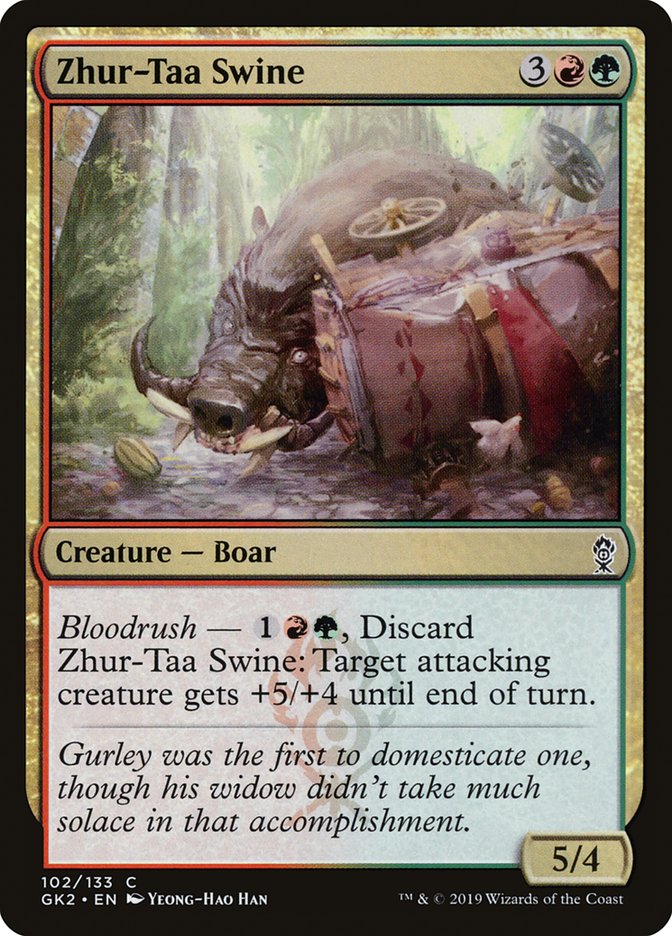 Zhur-Taa Swine [Ravnica Allegiance Guild Kit] | Jomio and Rueliete's Cards and Comics