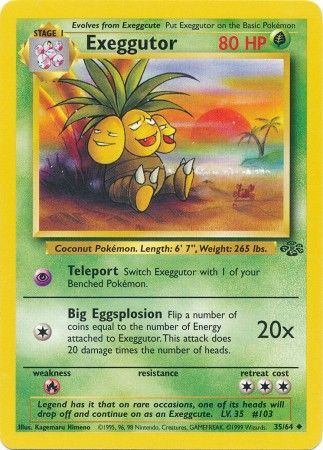 Exeggutor (35/64) [Jungle Unlimited] | Jomio and Rueliete's Cards and Comics