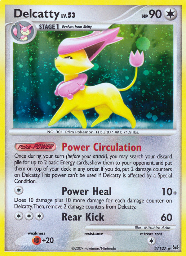 Delcatty (4/127) [Platinum: Base Set] | Jomio and Rueliete's Cards and Comics