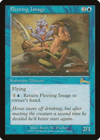 Fleeting Image [Urza's Legacy] | Jomio and Rueliete's Cards and Comics
