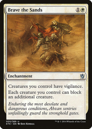 Brave the Sands [Khans of Tarkir] | Jomio and Rueliete's Cards and Comics
