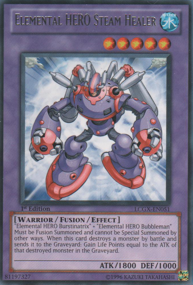 Elemental HERO Steam Healer [LCGX-EN051] Rare | Jomio and Rueliete's Cards and Comics