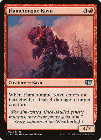 Flametongue Kavu [Commander 2014] | Jomio and Rueliete's Cards and Comics