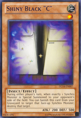 Shiny Black "C" (Purple) [DL14-EN007] Rare | Jomio and Rueliete's Cards and Comics