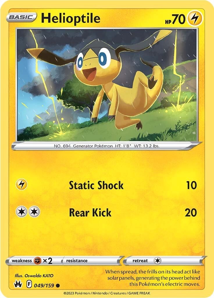 Helioptile (049/159) [Sword & Shield: Crown Zenith] | Jomio and Rueliete's Cards and Comics