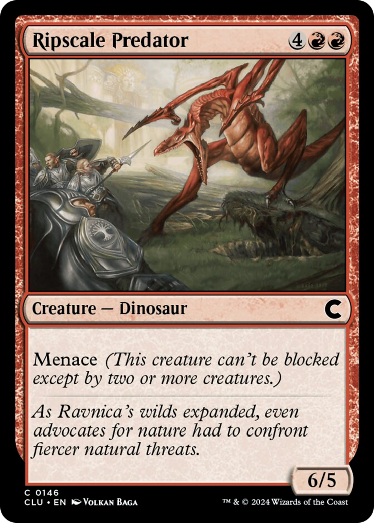 Ripscale Predator [Ravnica: Clue Edition] | Jomio and Rueliete's Cards and Comics