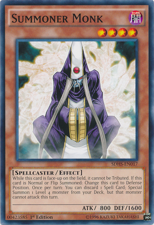 Summoner Monk [SDHS-EN017] Common | Jomio and Rueliete's Cards and Comics