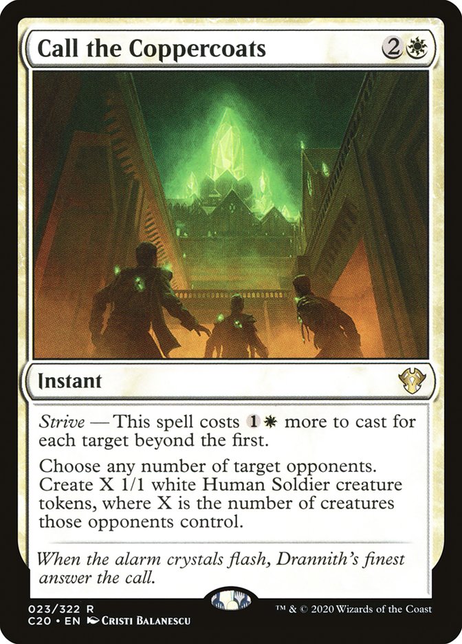 Call the Coppercoats [Commander 2020] | Jomio and Rueliete's Cards and Comics